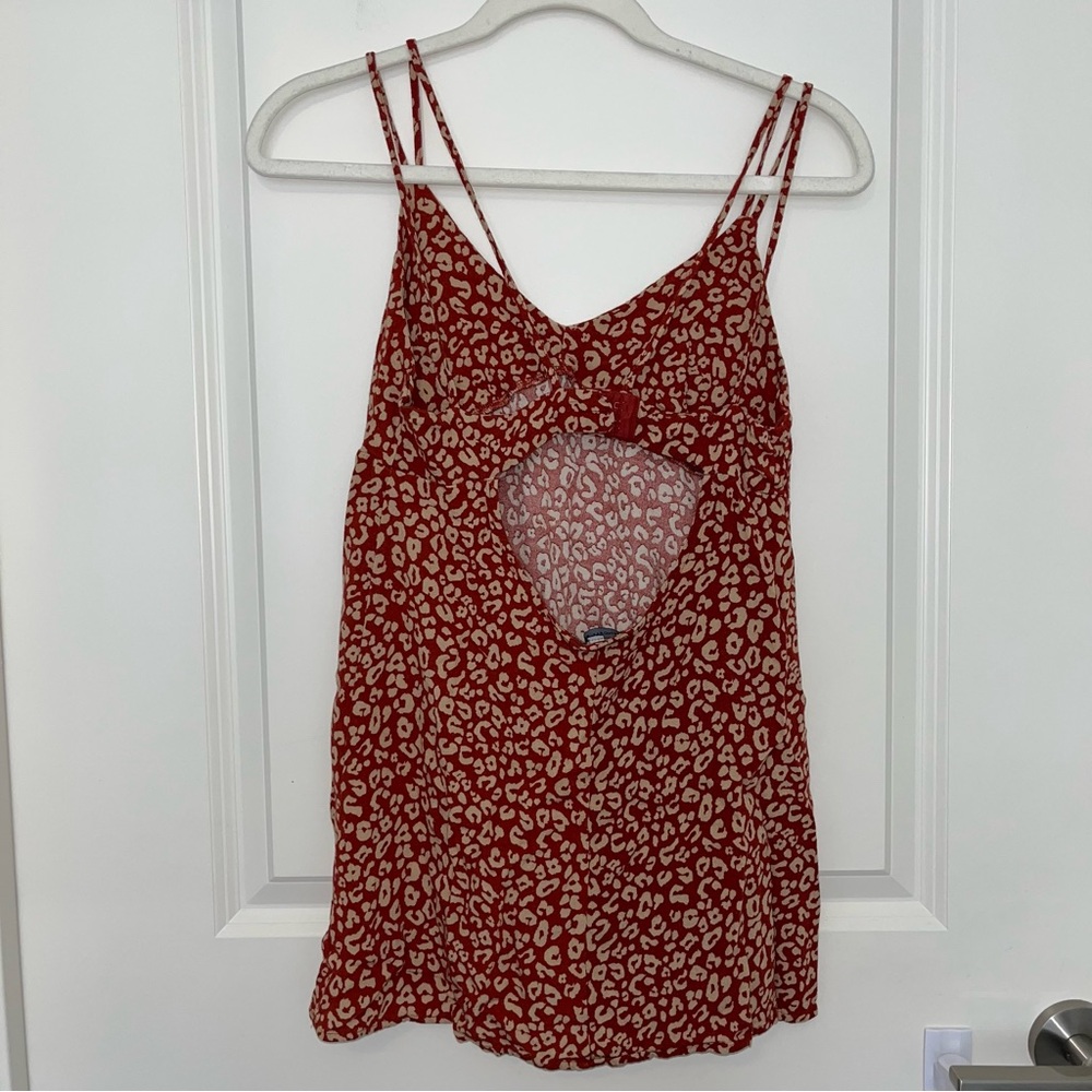 Kendall & Kylie Red Leopard Print Mini Dress - Picture 4 of 5